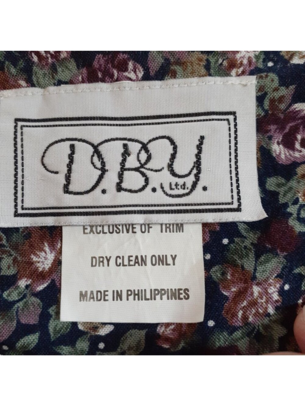 Vintage DBY Ltd Womens Maxi Dress Size 3 Multicolor Floral Rayon Sleeveless - Picture 6 of 6
